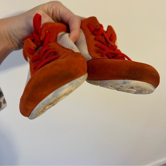 Camper Women’s Red Orange Suede & White Mesh Sneakers EU 37 / US 6.5–7 shoes - Picture 10 of 10